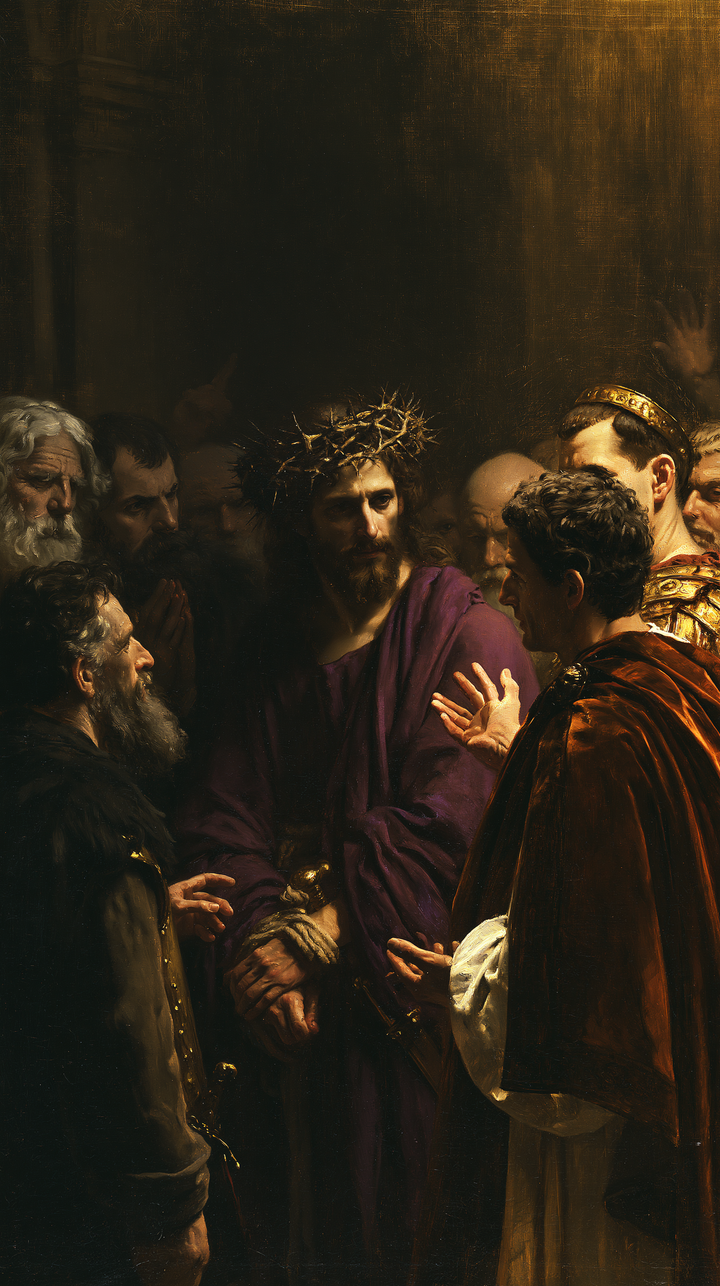 Ecce Homo - Schwarz und Gold · Porträt n° 10