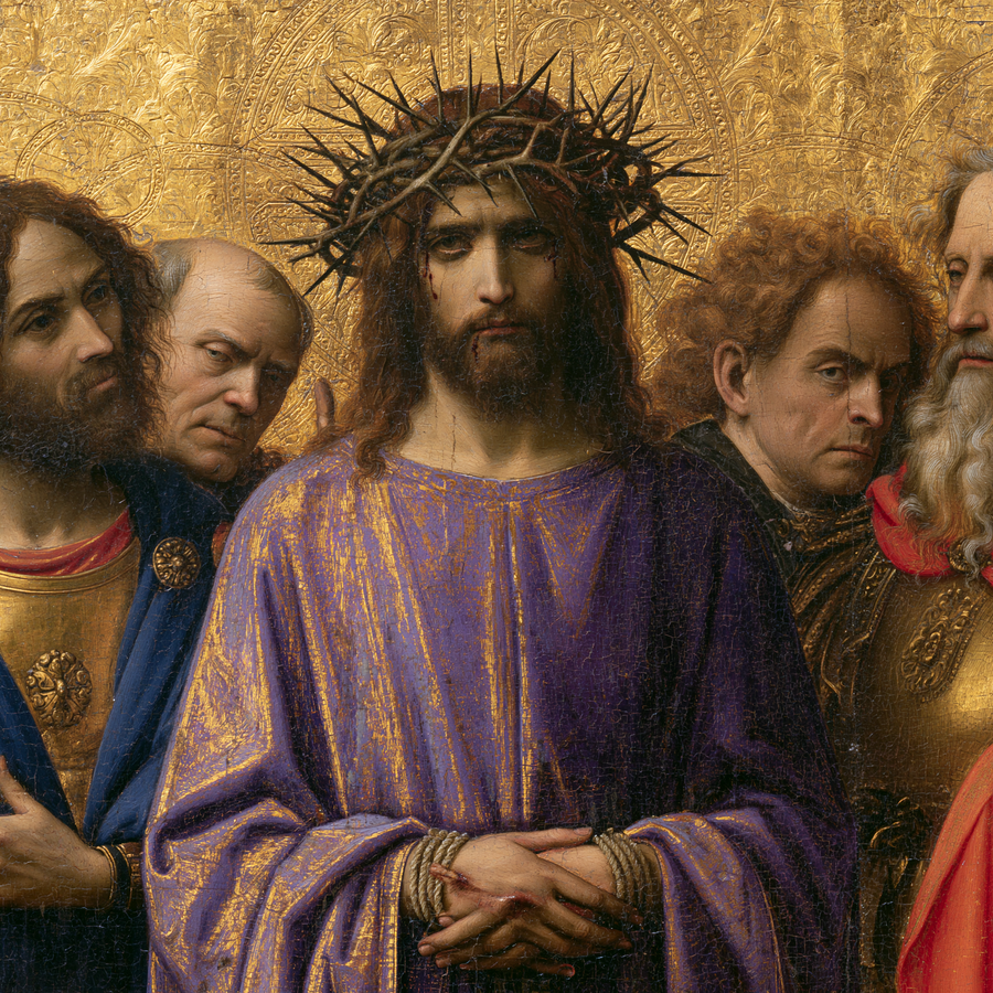 Ecce Homo - Sacred golden · Square n° 1