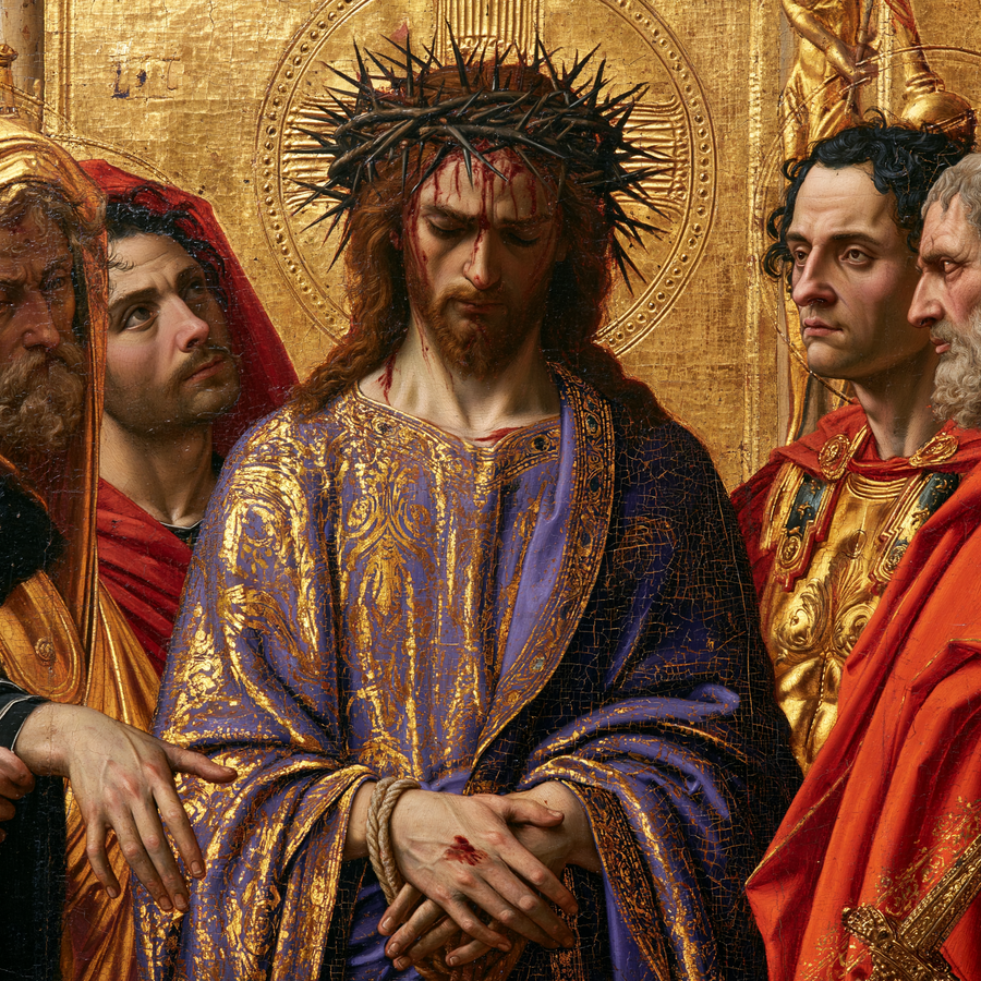 Ecce Homo - Sacred golden · Square n° 2