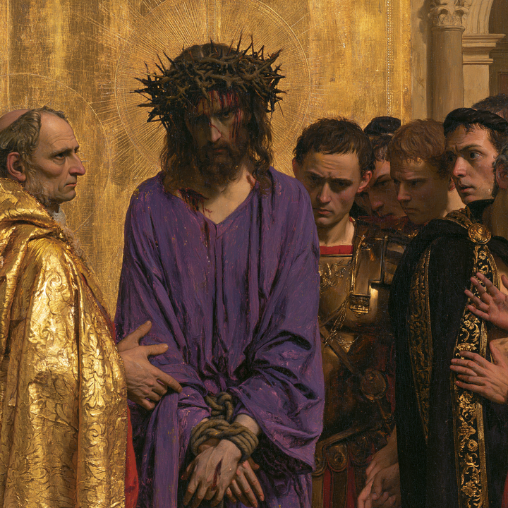 Ecce Homo - Heiliges Gold · Quadrat n° 4