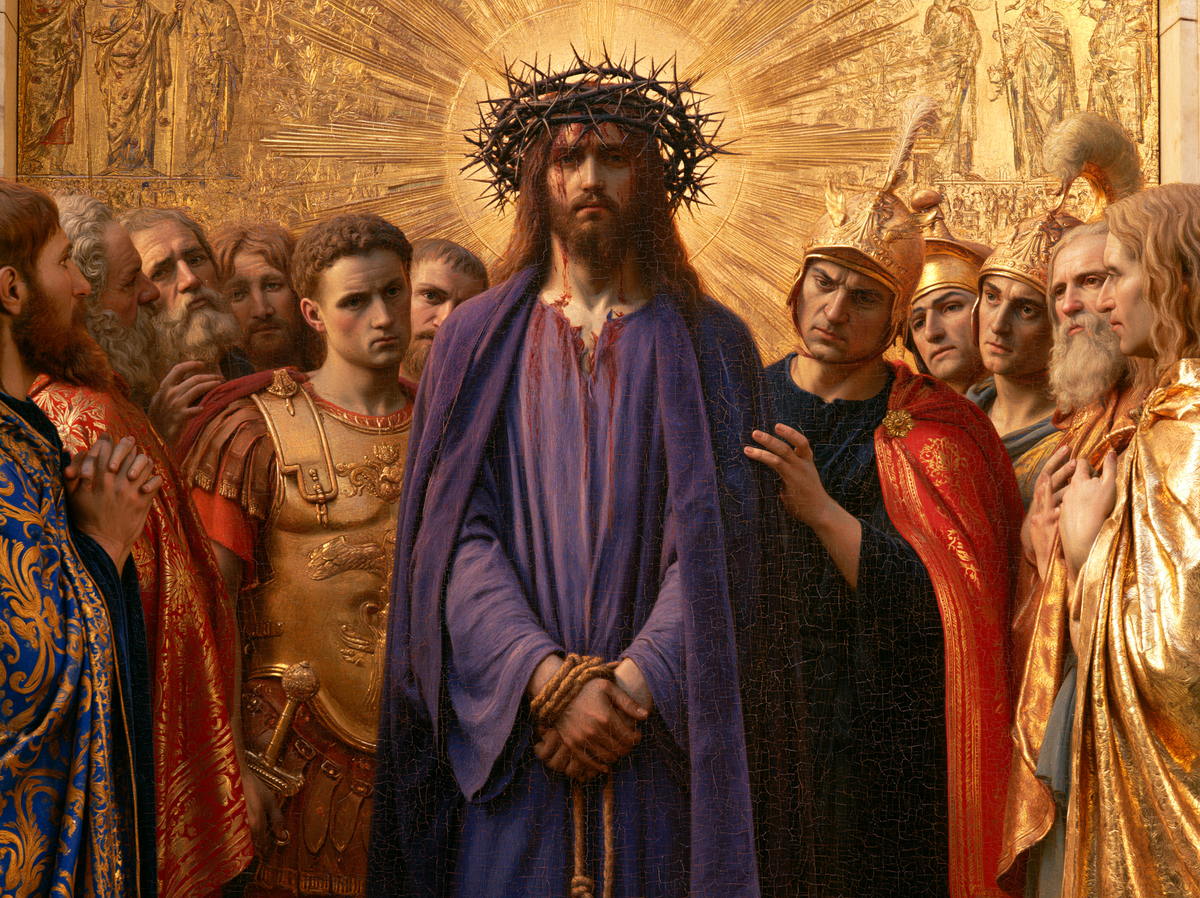 Ecce Homo - Heiliges Gold · Landschaft n° 7 - Christliche Kunst