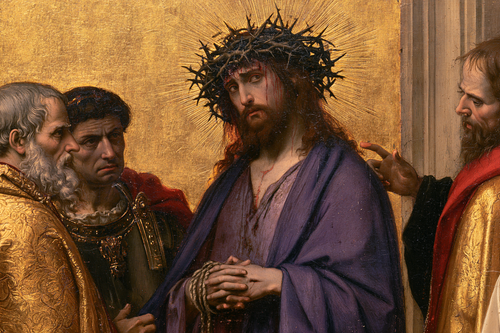 Ecce Homo - Heiliges Gold · Landschaft n° 9 - Christliche Kunst