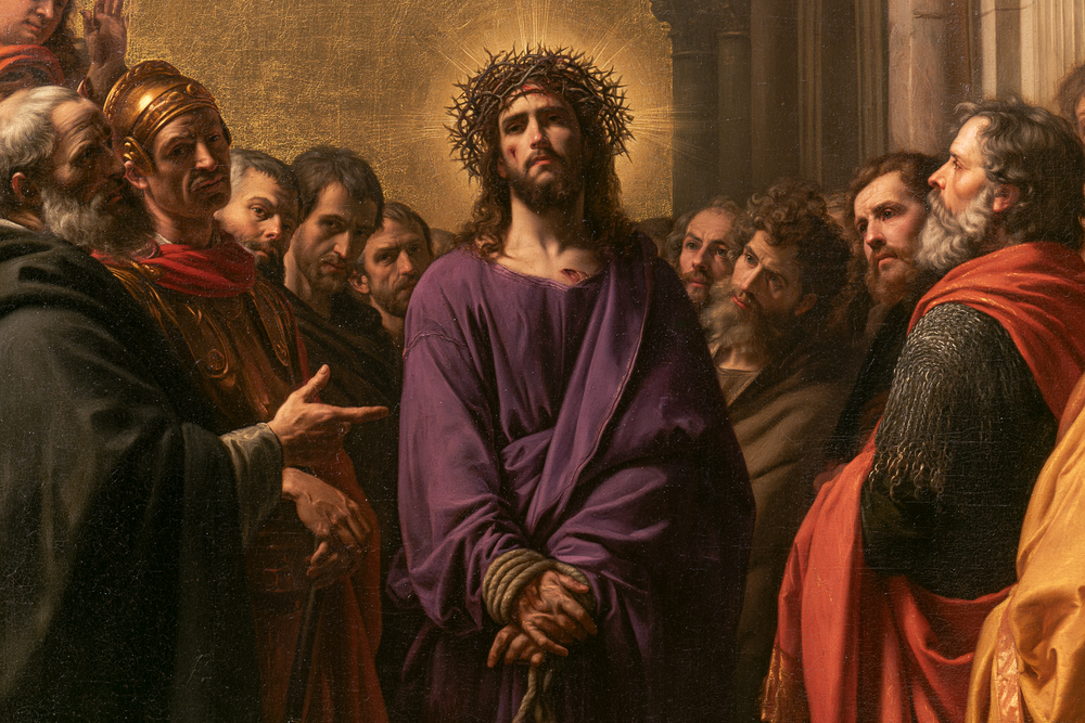 Ecce Homo - Heilig golden · Landschaft n° 10 - Christliche Kunst