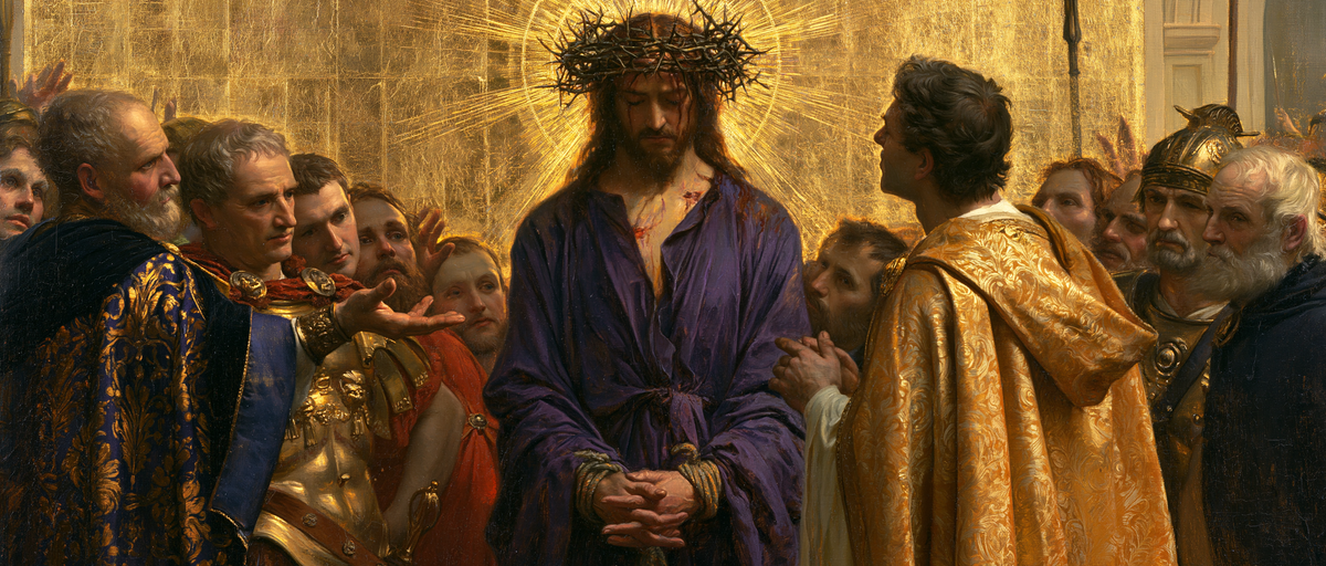 Ecce Homo - Heilig golden · Landschaft n° 20 - Christliche Kunst