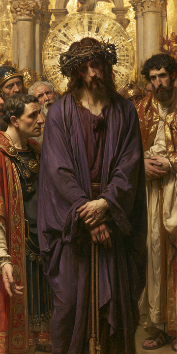 Ecce Homo - Heilig golden · Porträt n° 2