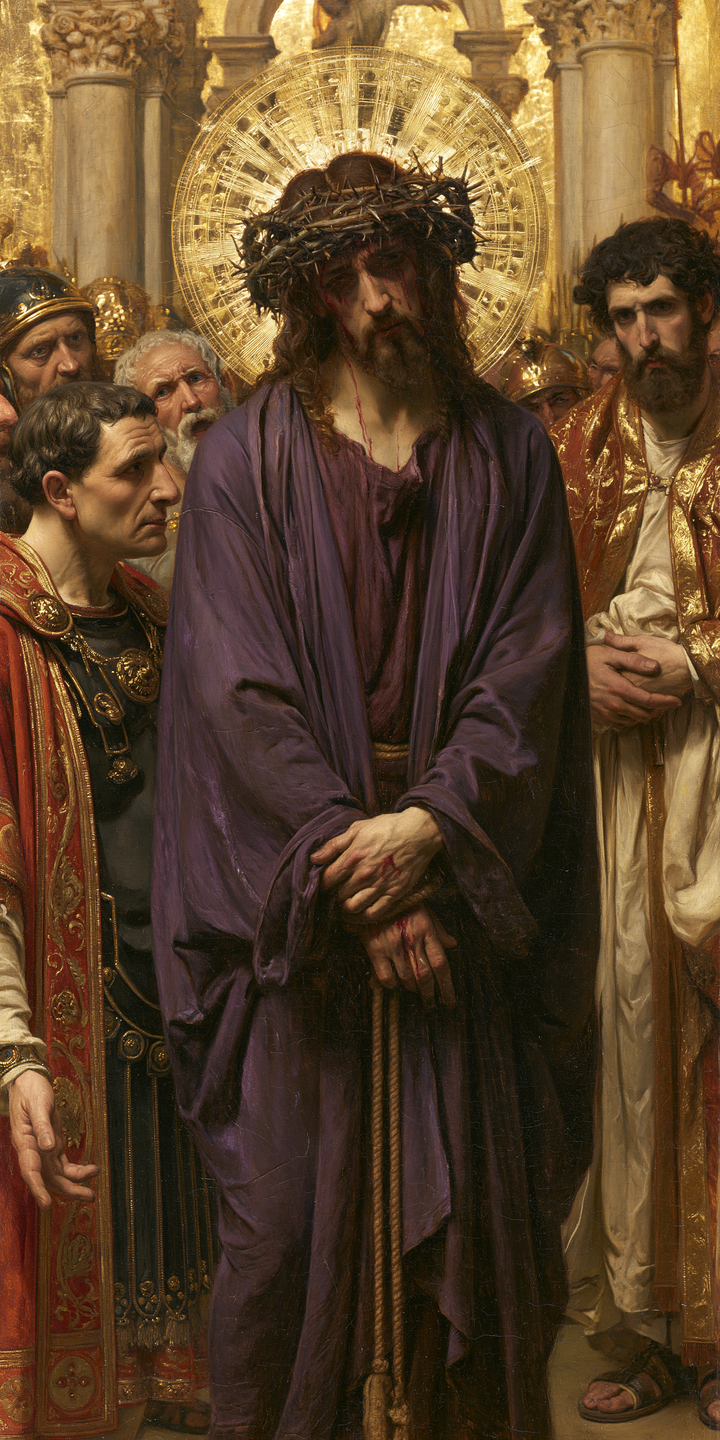 Ecce Homo - Heilig golden · Porträt n° 2