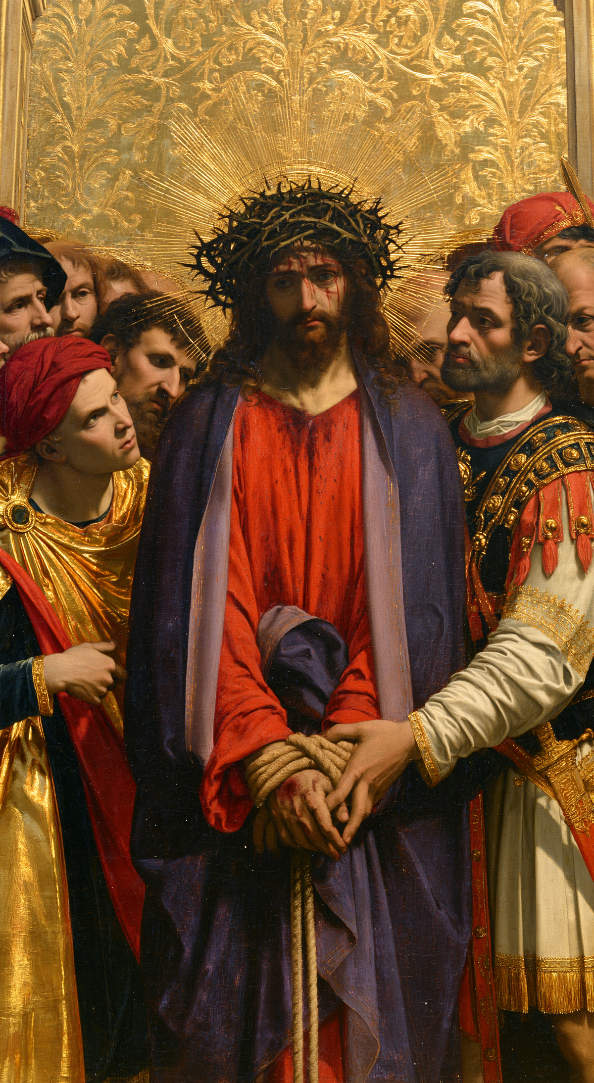 Ecce Homo - Heilig golden · Porträt n° 4