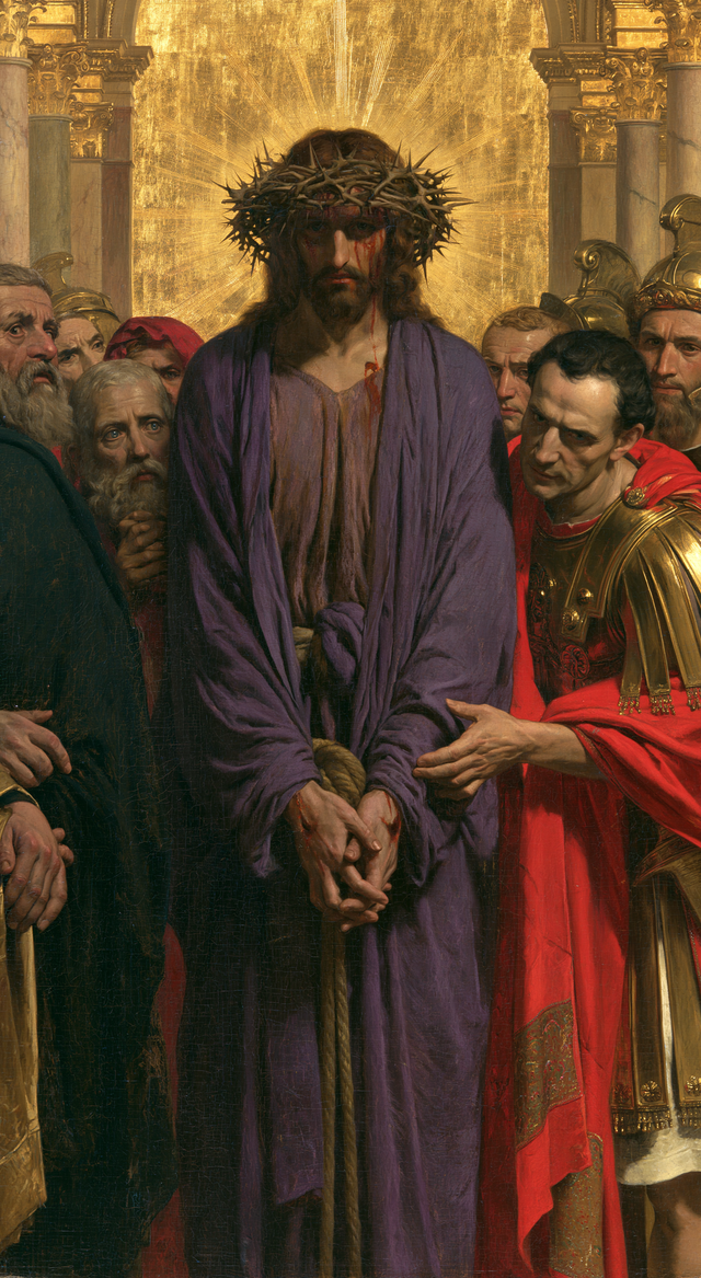 Ecce Homo - Heilig golden · Porträt n° 5