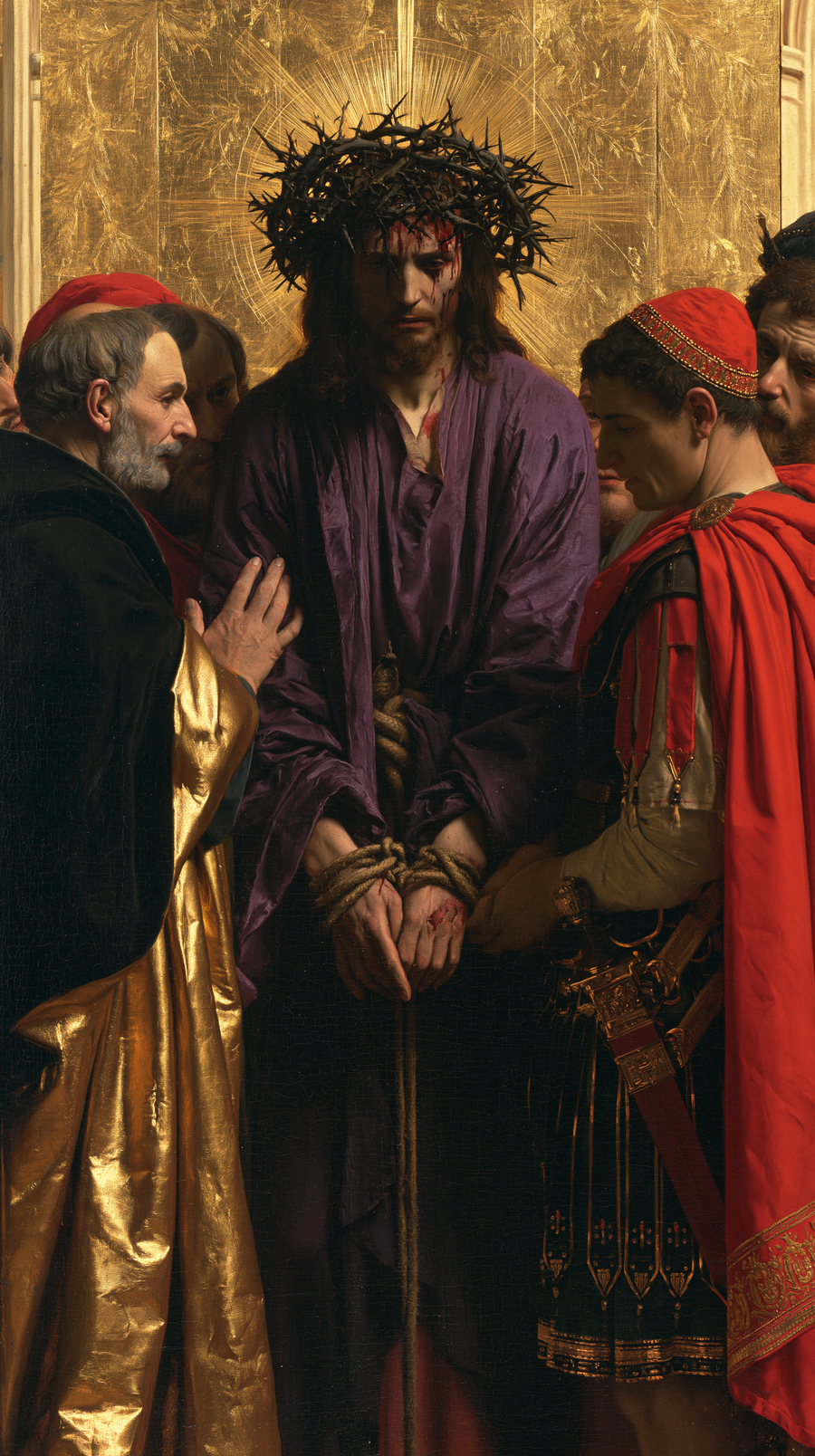 Ecce Homo - Sacred golden · Portrait n° 10