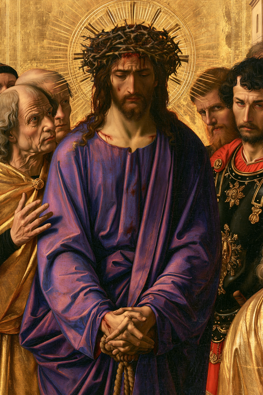 Ecce Homo - Sacred golden · Portrait n° 13