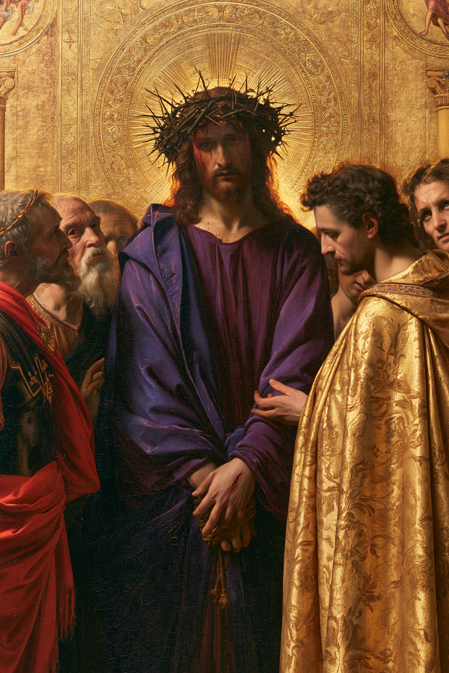 Ecce Homo - Sacred golden · Portrait n° 15