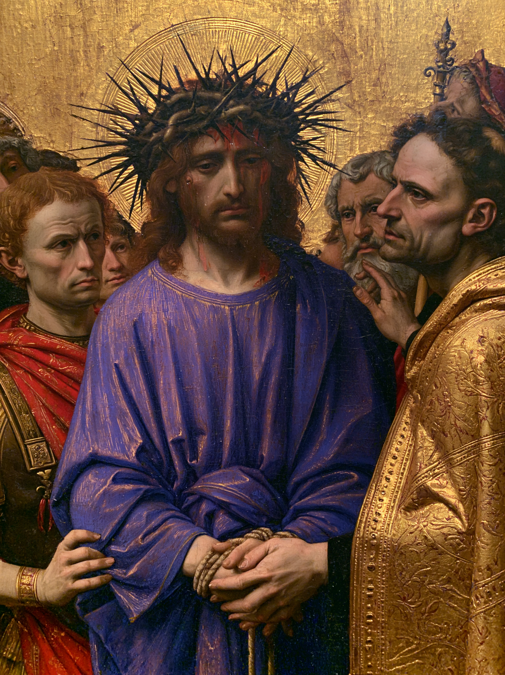 Ecce Homo - Heilig golden · Porträt n° 16 - Christliche Kunst