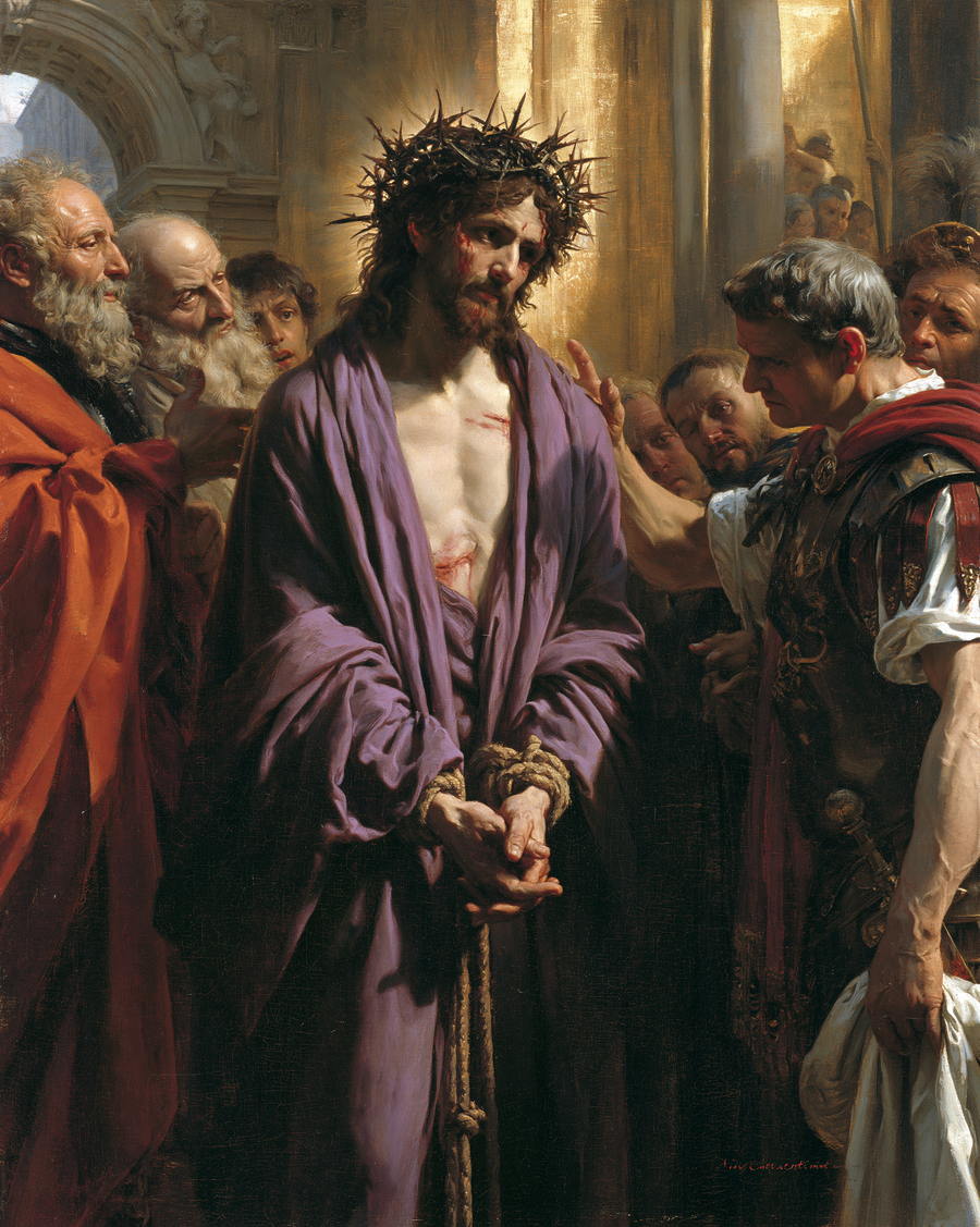 Ecce Homo - Sacred golden · Portrait n° 21