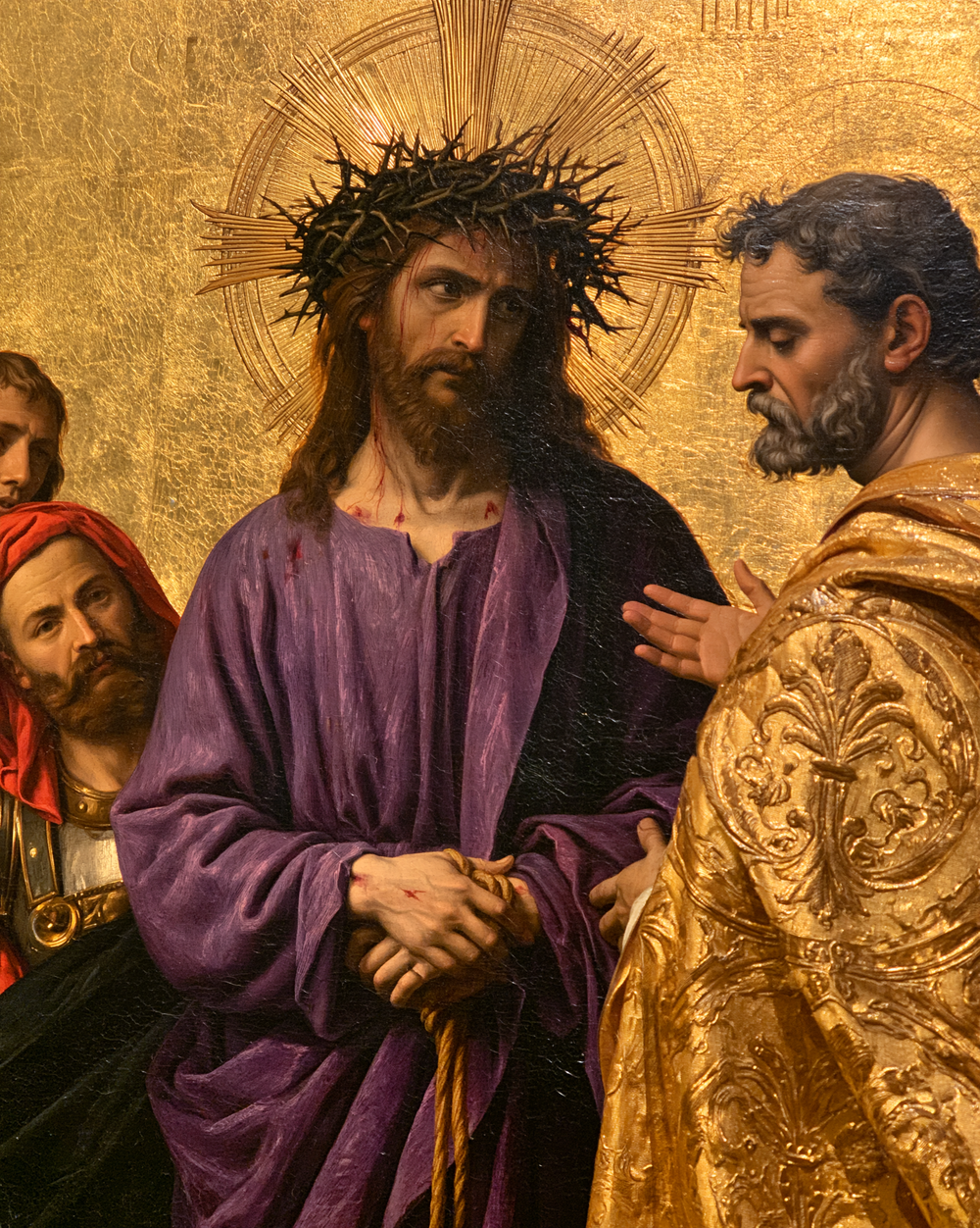 Ecce Homo - Heilig golden · Porträt n° 22 - Christliche Kunst