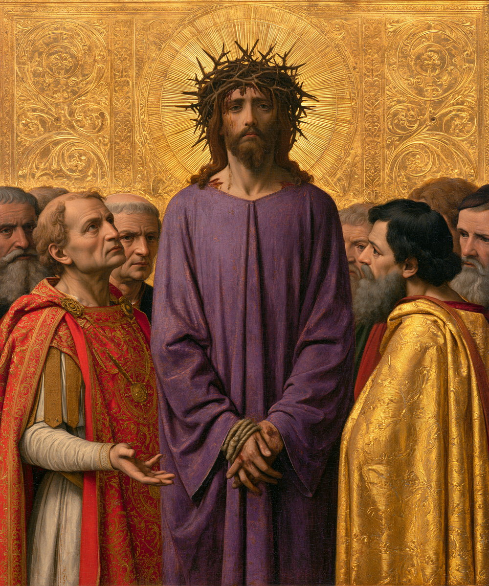Ecce Homo - Heilig golden · Porträt n° 24 - Christliche Kunst