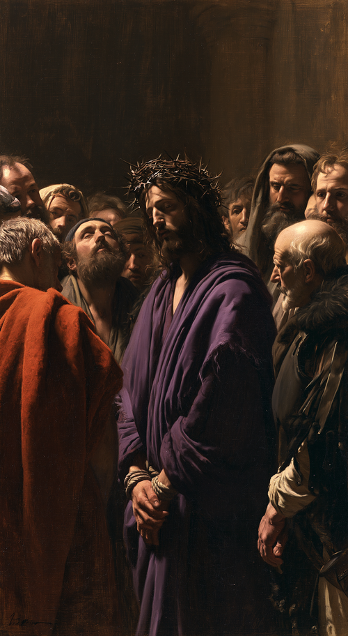 Ecce Homo - Heilige Stille · Porträt n° 7 - Christliche Kunst