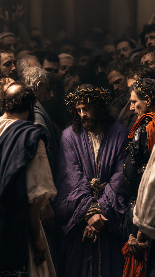 Ecce Homo - Heilige Stille · Porträt n° 12 - Christliche Kunst
