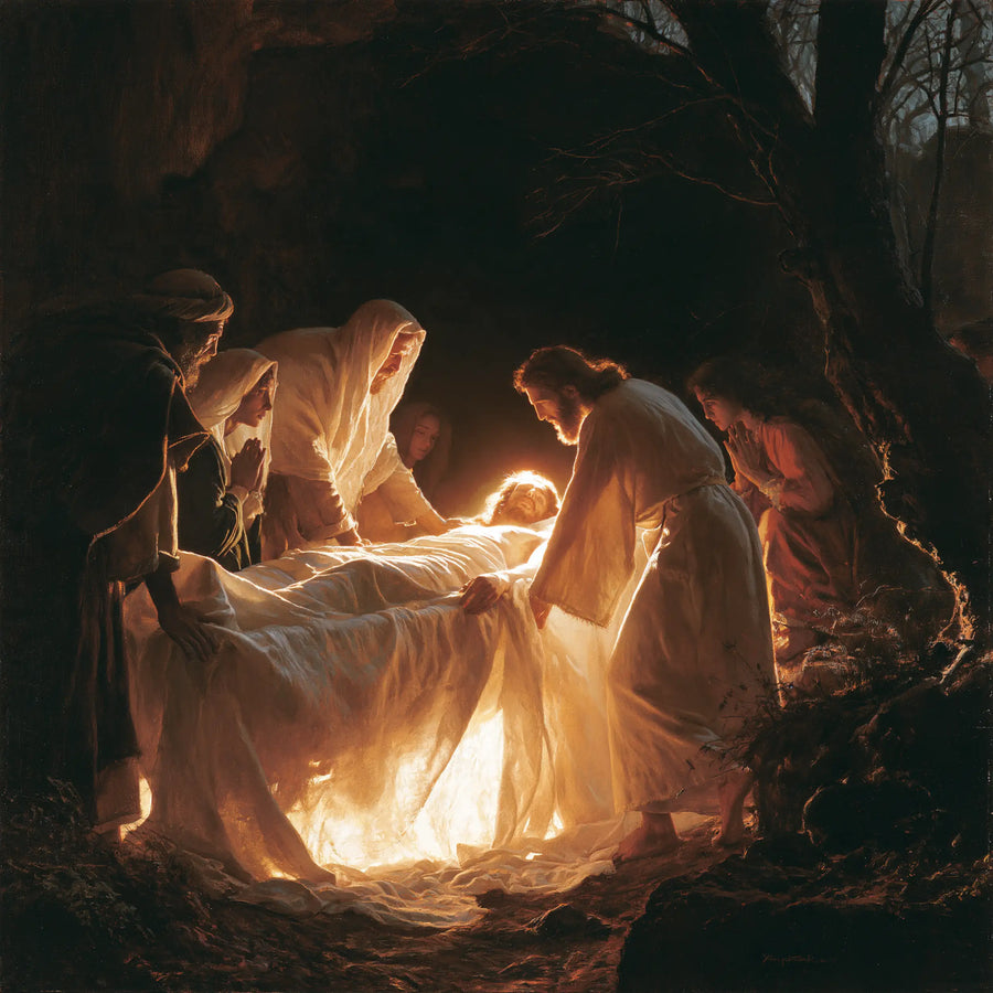 The Entombment of Jesus Christ - Divine Light · Square n° 1