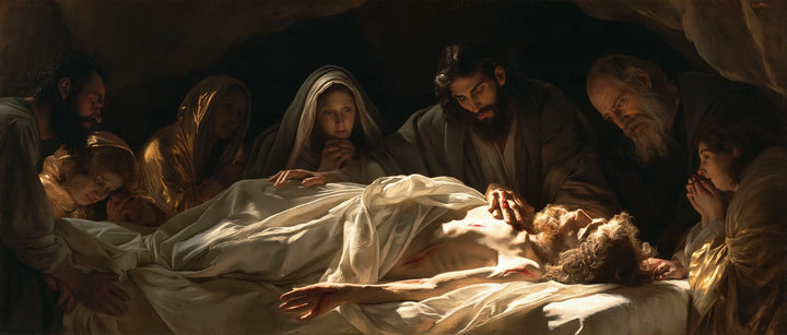 The Entombment of Jesus Christ — The Face at the End of the Pale Cloth