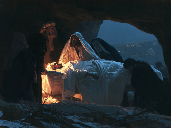 The Entombment of Jesus Christ - Midnight-blue Chiaroscuro · Landscape n° 8