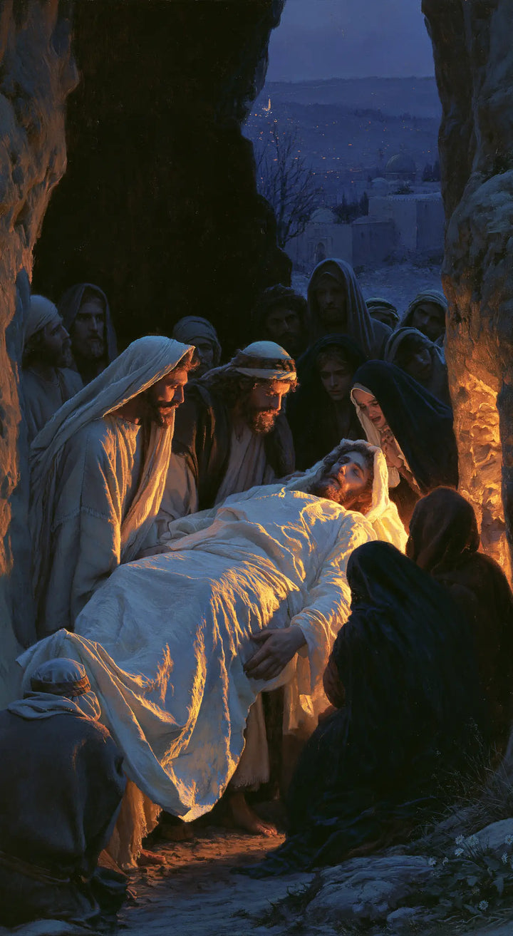 The Entombment of Jesus Christ — The Passage Through the Blue Cleft