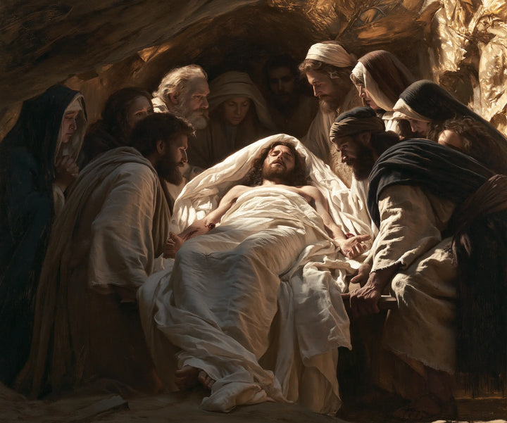 The Entombment of Jesus Christ — The Circle of Bearers Beneath Golden Rock