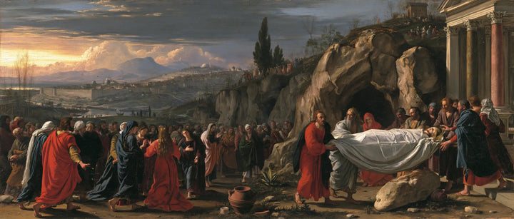 The Entombment of Jesus Christ — Linen Before the Sunset Columns