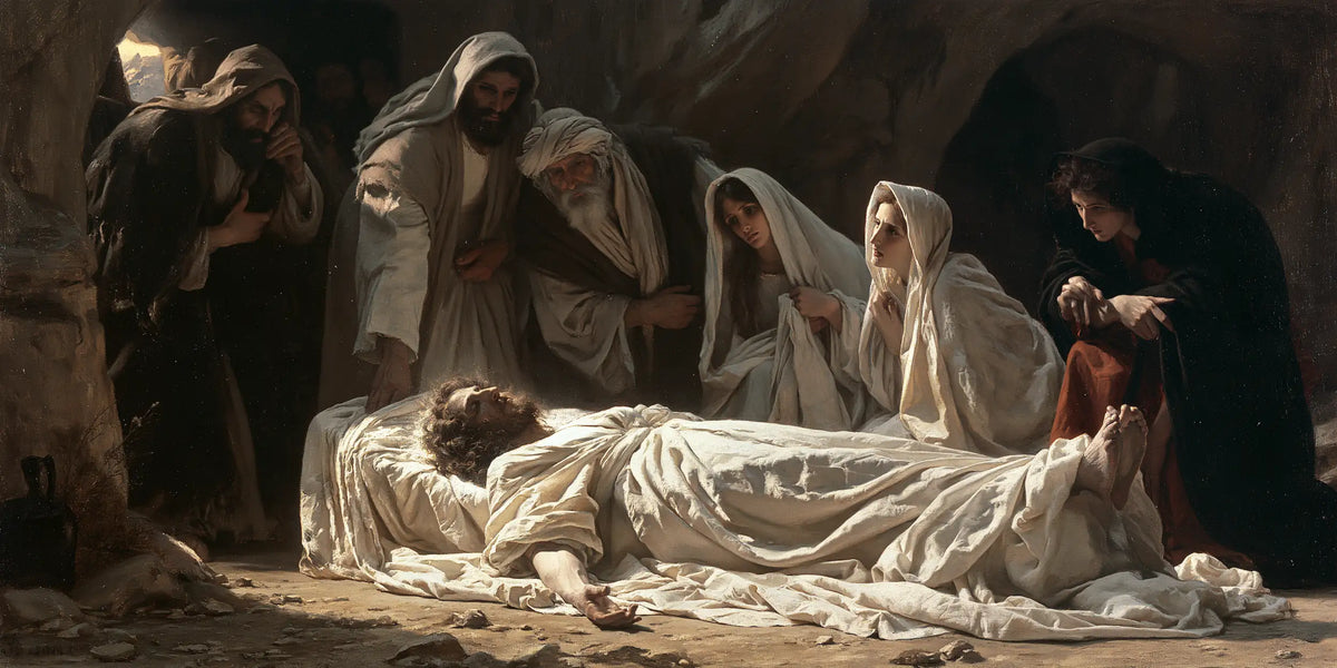 The Entombment of Jesus Christ — The Pale Circle Around the Final Cloth