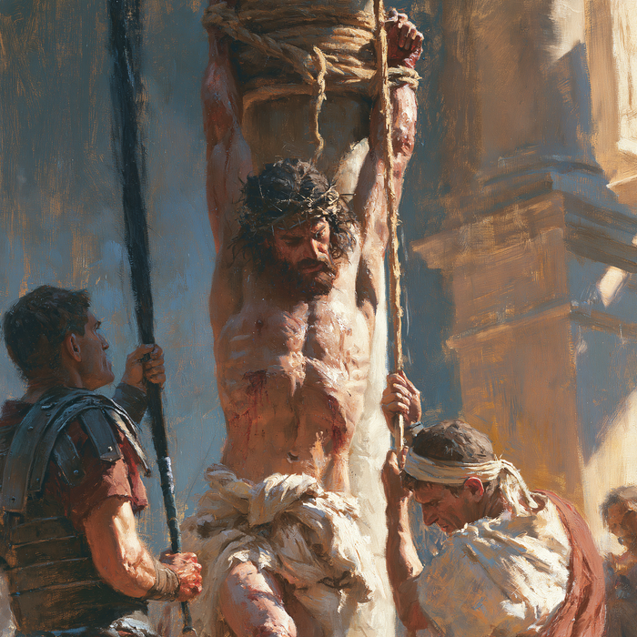 Die Geißelung Christi - Impressionist · Carré n° 1