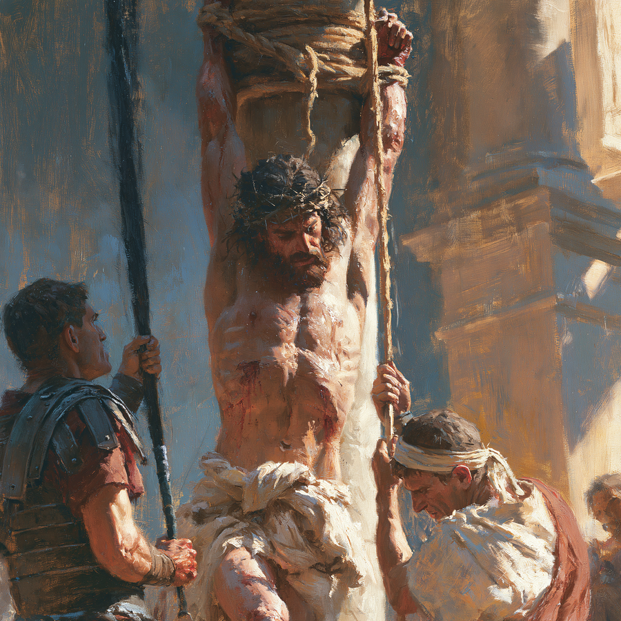 Die Geißelung Christi - Impressionist · Carré n° 1