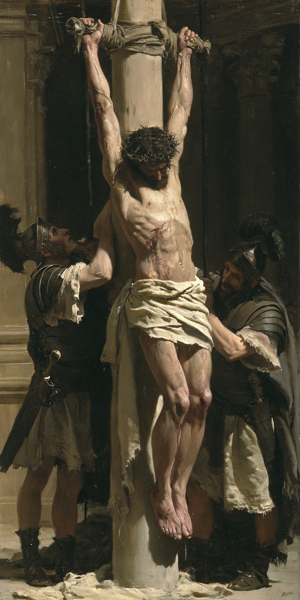 Die Geißelung Christi - Impressionist · Porträt n° 2 - Christliche Kunst
