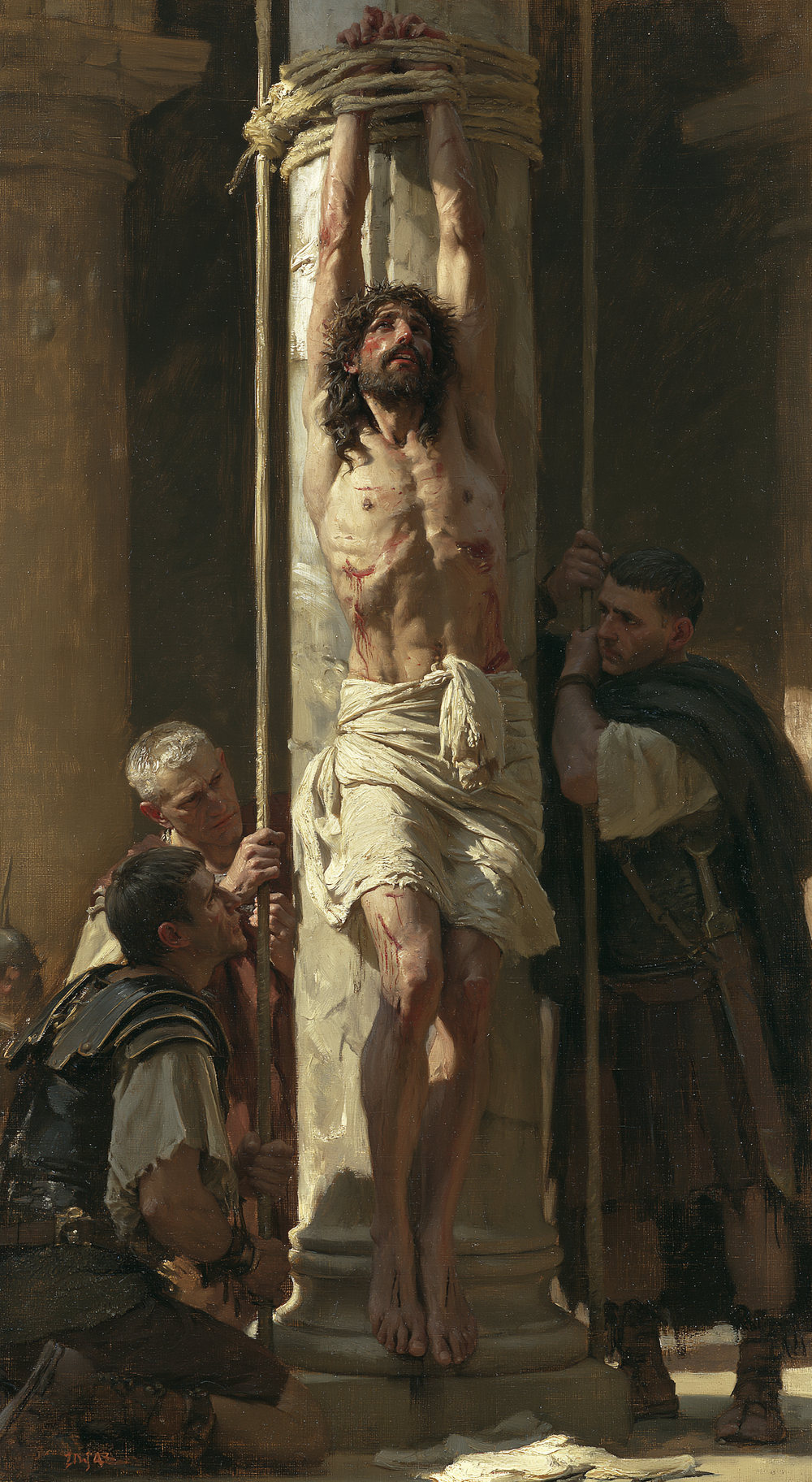 Die Geißelung Christi - Impressionist · Porträt n° 4 - Christliche Kunst
