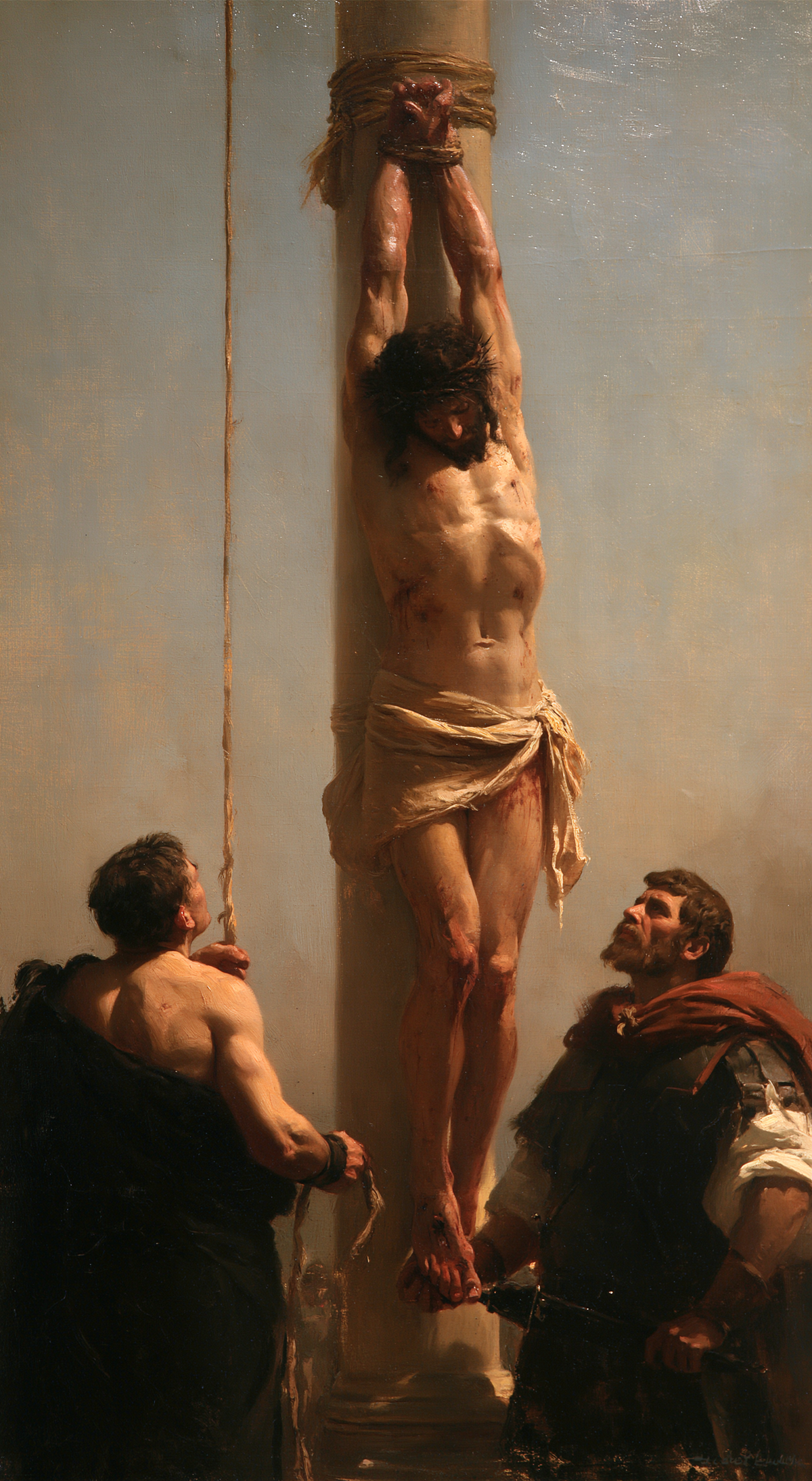 The Flagellation of Christ - Impressionist · Portrait n° 5 — aperçu de la finition sélectionnée