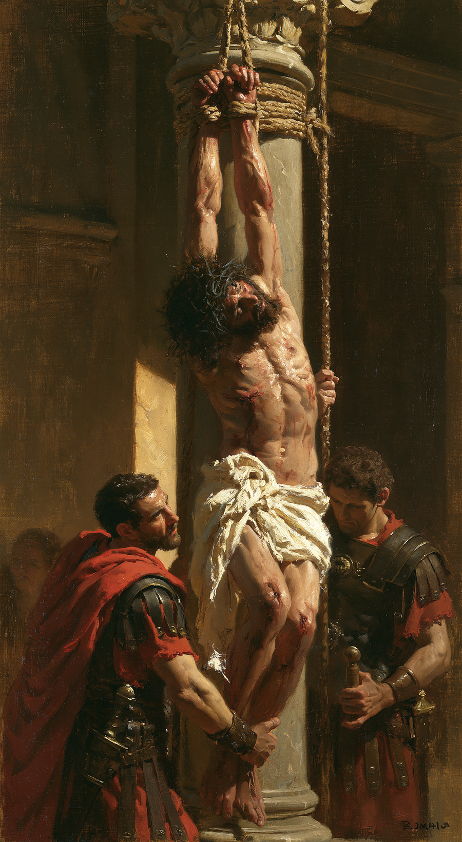The Flagellation of Christ - Impressionist · Portrait n° 6