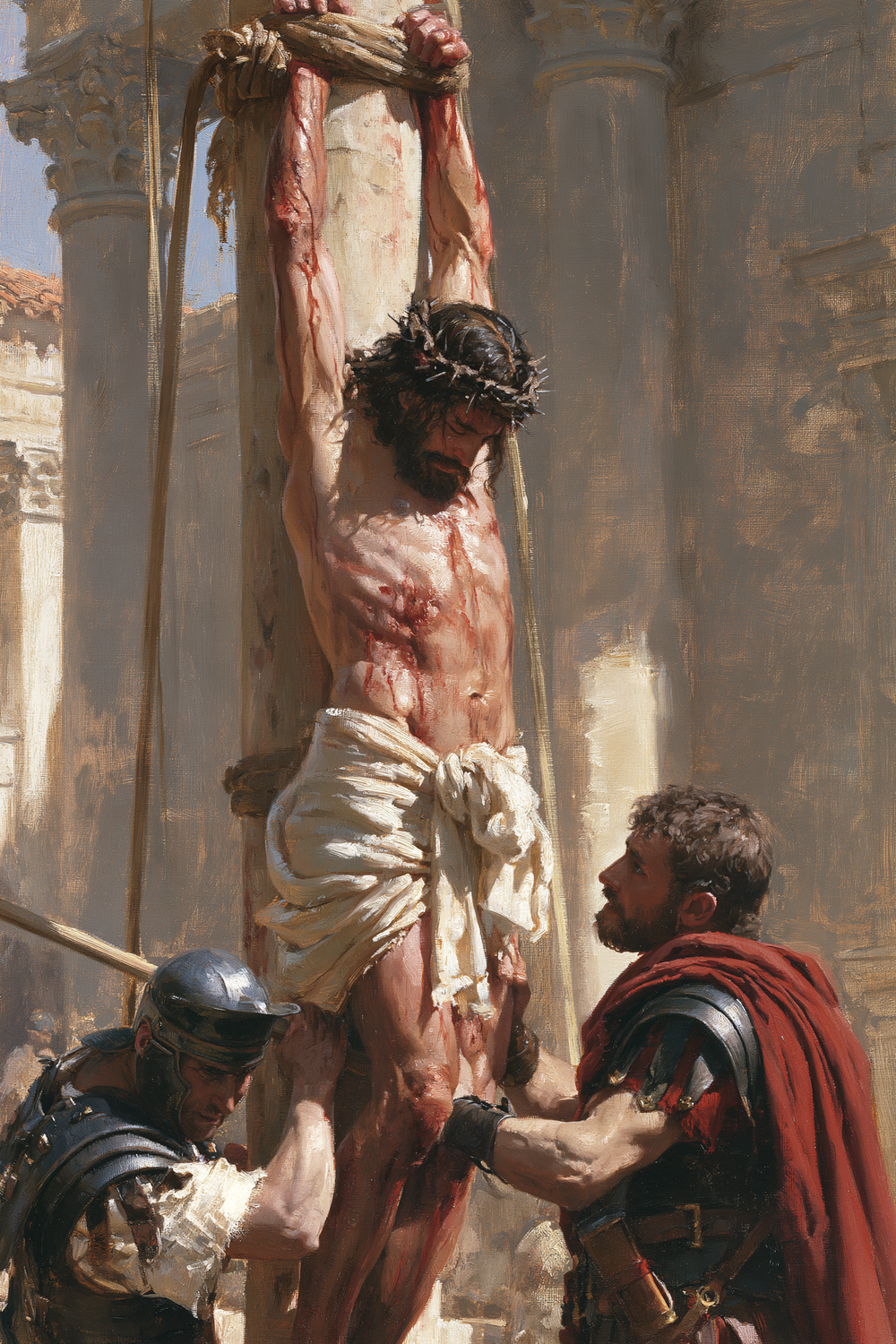 Die Geißelung Christi - Impressionist · Porträt n° 9 - Christliche Kunst