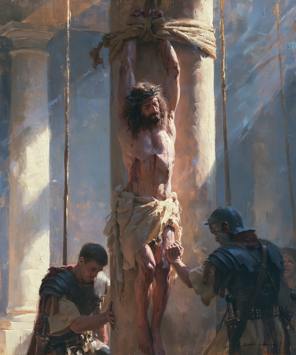 Die Geißelung Christi - Impressionist · Porträt n° 15 - Christliche Kunst