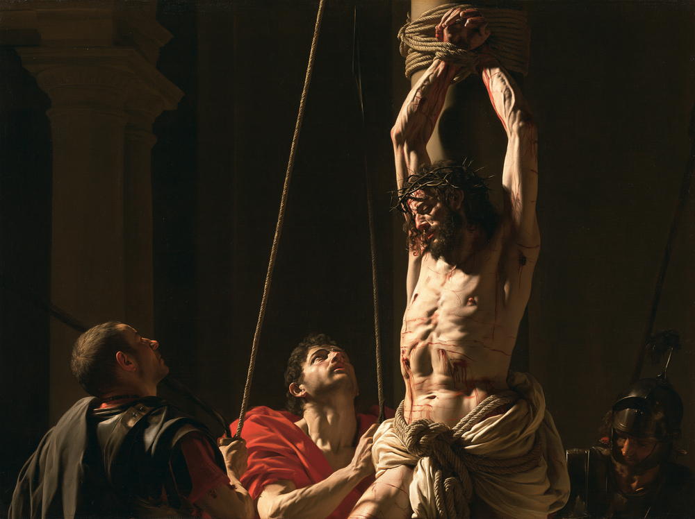 Die Geißelung Christi - Göttliches Licht · Landschaft n° 2 - Christliche Kunst