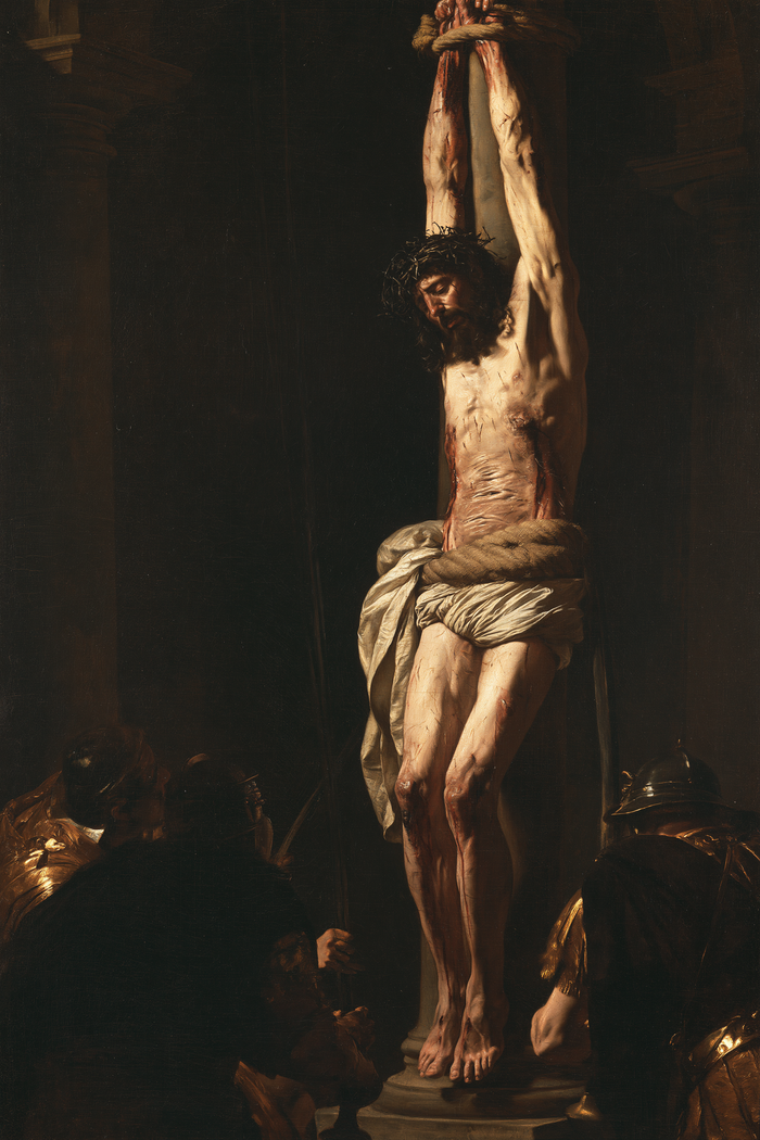 Die Geißelung Christi - Schwarz und Gold · Porträt n° 8