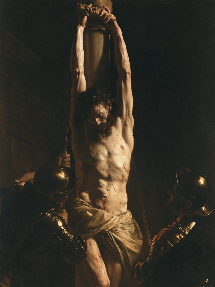Die Geißelung Christi - Schwarz und Gold · Porträt n° 9