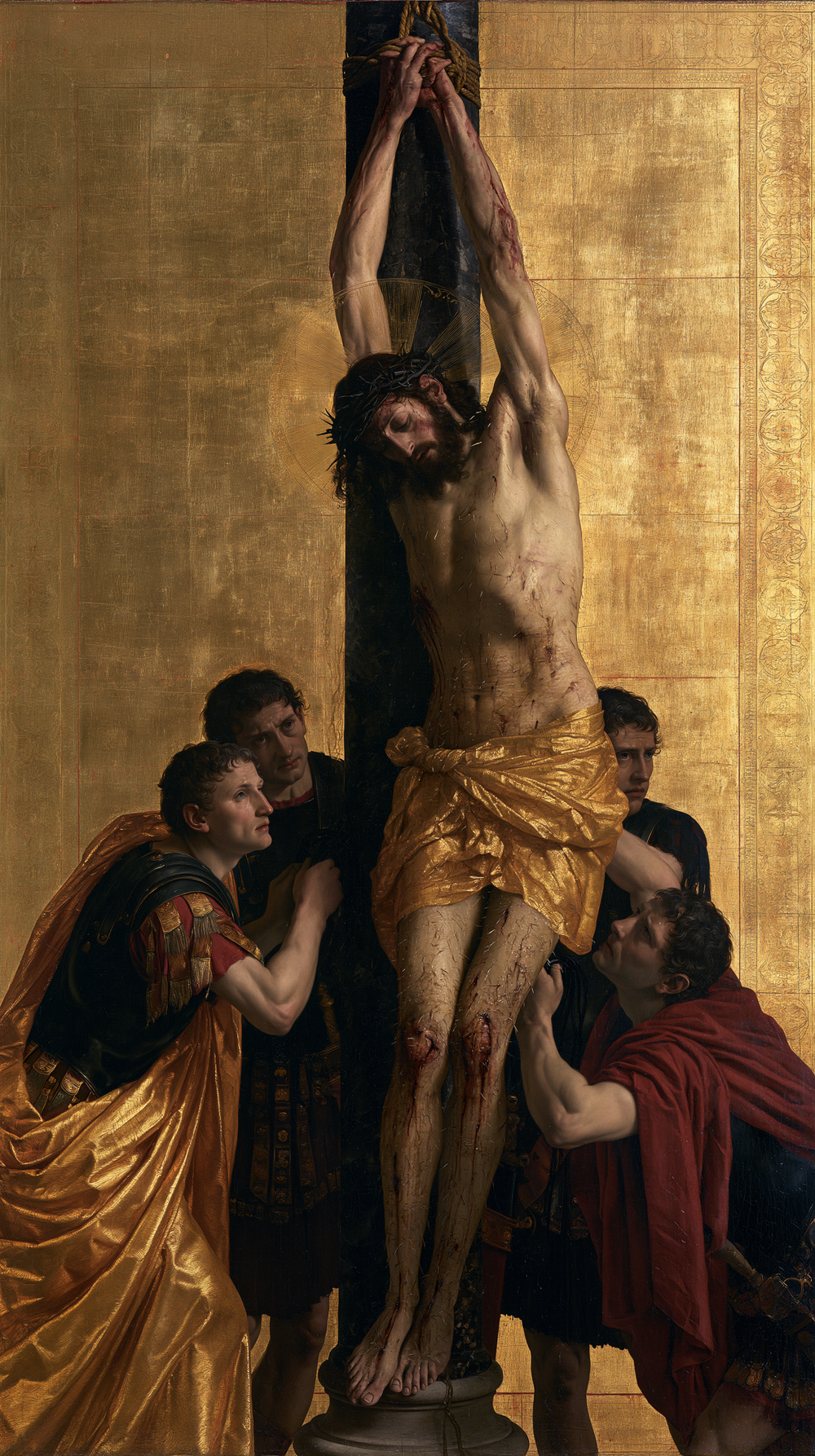 Die Geißelung Christi - Heilig Golden · Porträt n° 3 - Christliche Kunst