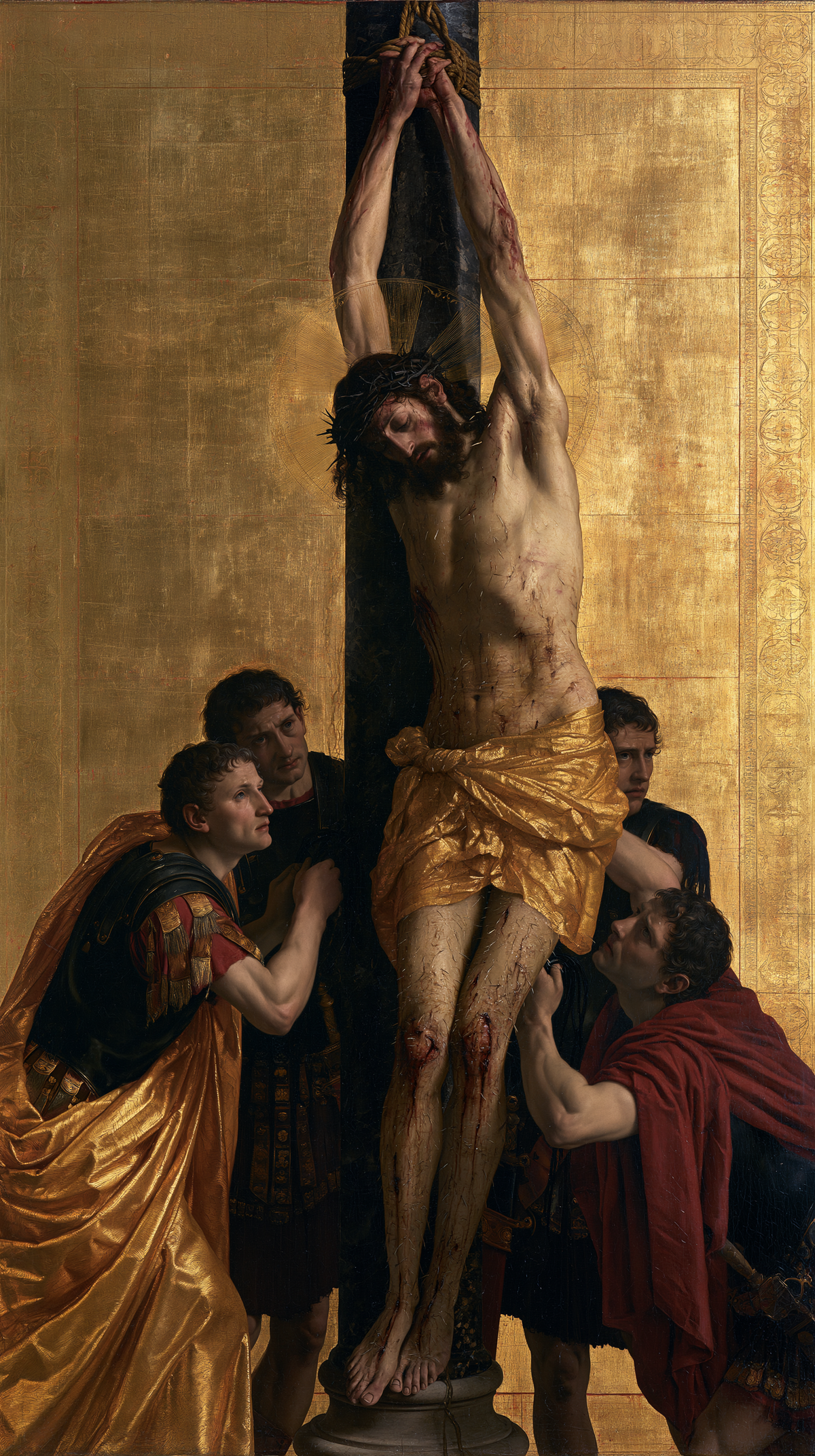 Die Geißelung Christi - Heilig Golden · Porträt n° 3 - Christliche Kunst