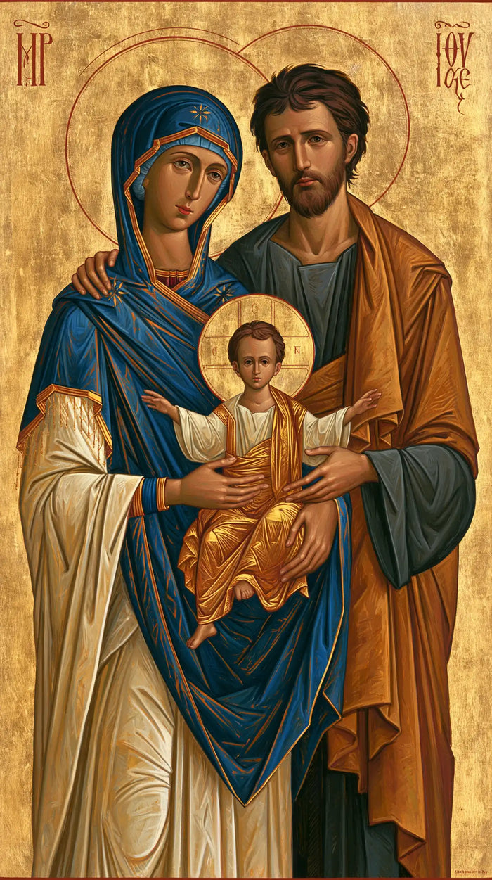 The Holy Family - Contemporary Byzantine · Portrait n° 4