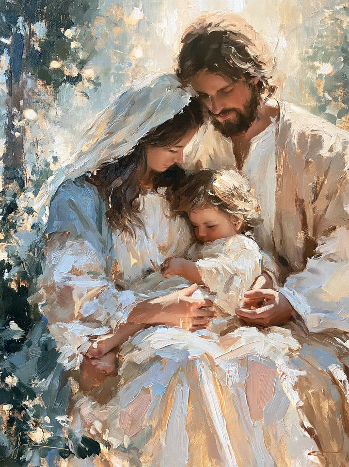 The Holy Family — The Refuge in Ivory Reflections