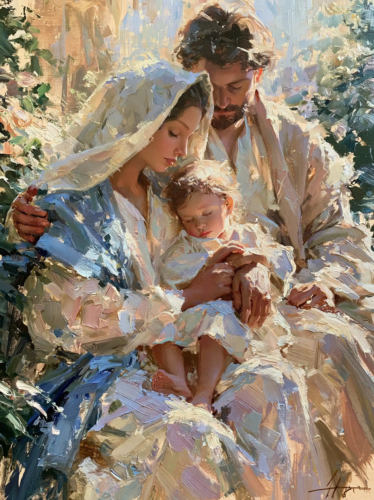 The Holy Family — Slumber with Little Bare Feet