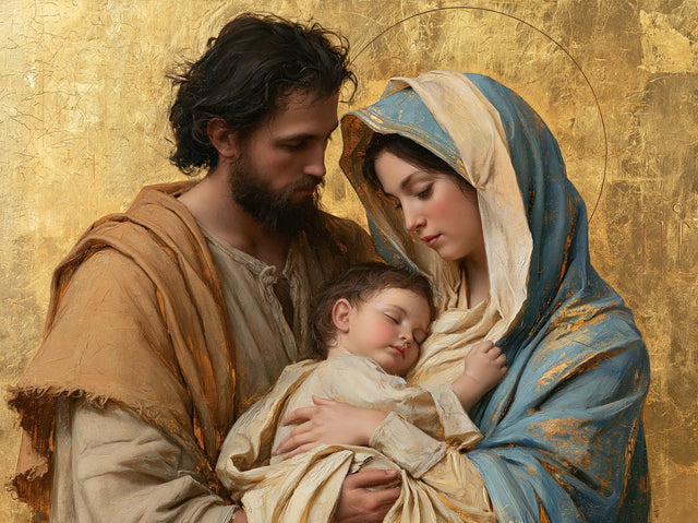 The Holy Family — The Hand Holding the Veil