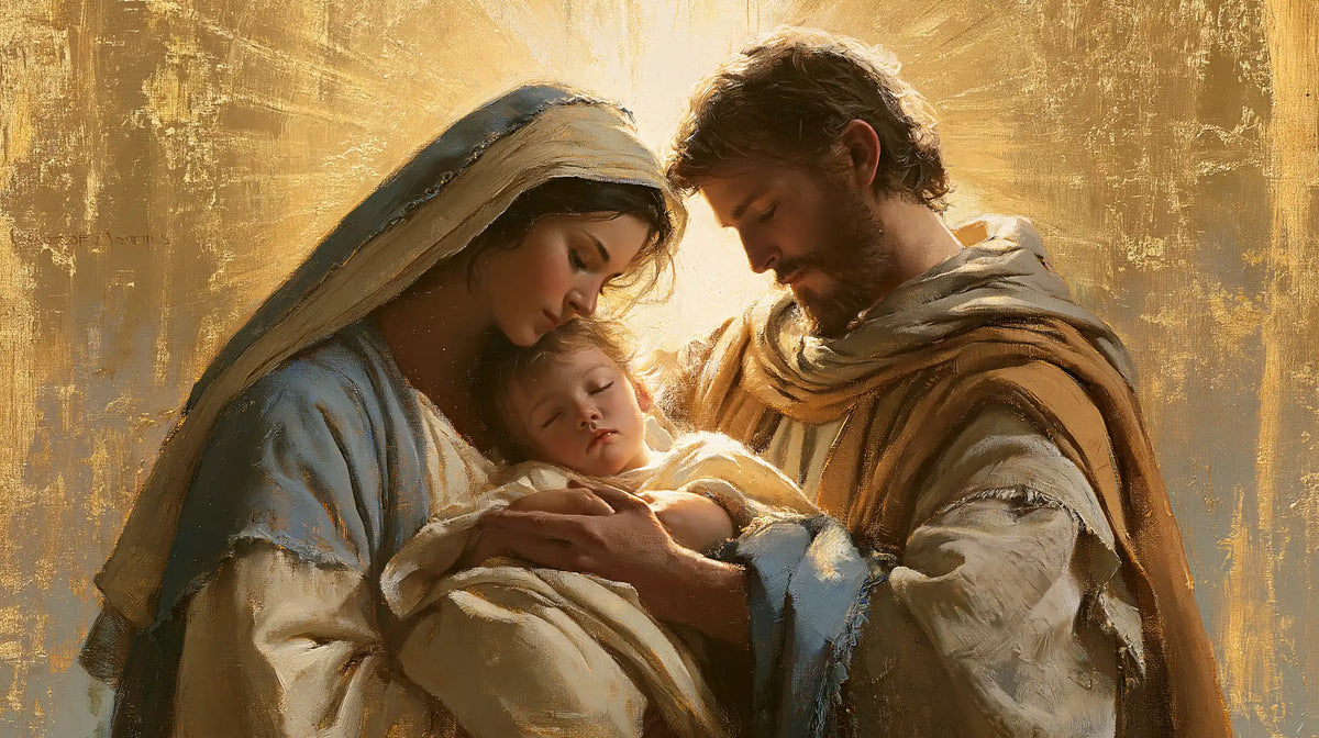 The Holy Family — The Child in the Cup of Their Hands