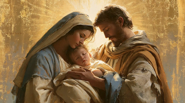 The Holy Family — The Child in the Cup of Their Hands