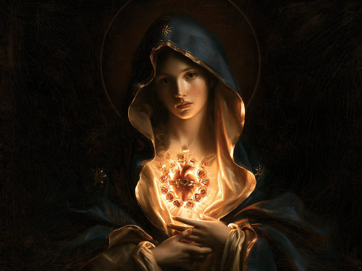 Immaculate Heart of Mary - Black and Gold · Landscape n° 4