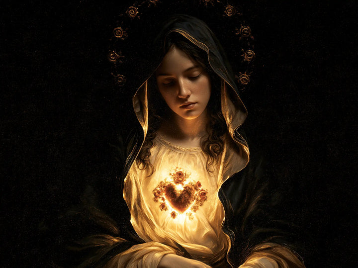 Immaculate Heart of Mary - Black and Gold · Landscape n° 5