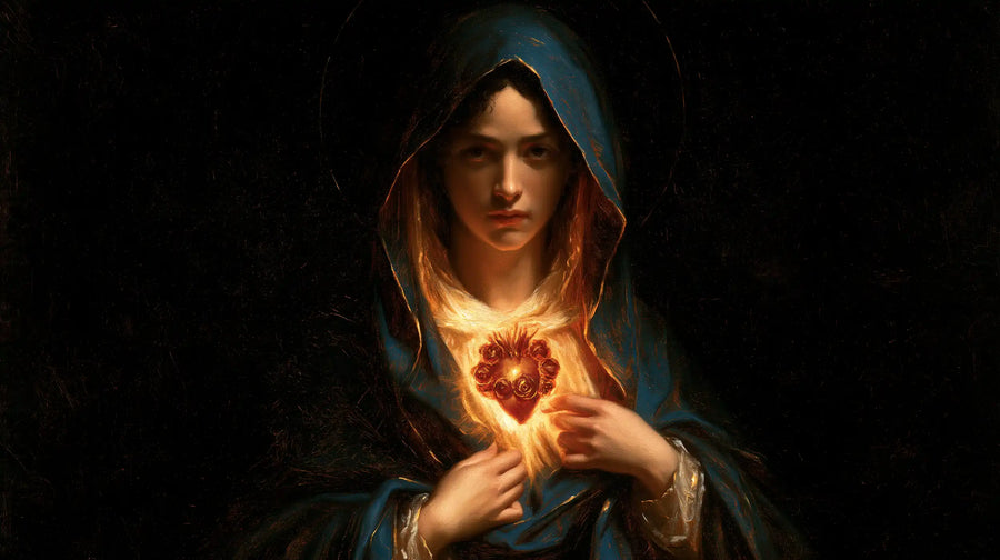 Immaculate Heart of Mary - Black and Gold · Landscape n° 12